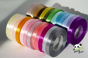 Атласная лента 1,2 см 32 м