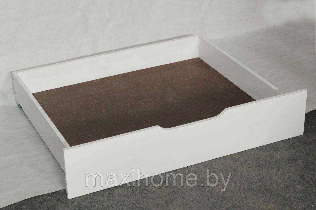 Кровать из массива сосны 0.9 м белая - фото 3 - id-p109093390