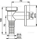 Alcaplast APS1 сифон для стиральной машины, фото 3