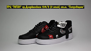 Кроссовки Nike Air Firce Just Do It Black White