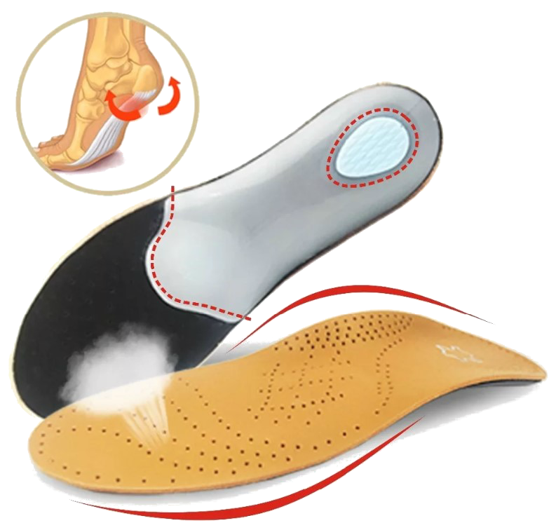 Ортопедические каркасные стельки-супинатор для закрытой обуви ( Натуральная кожа ) - фото 2 - id-p109103941
