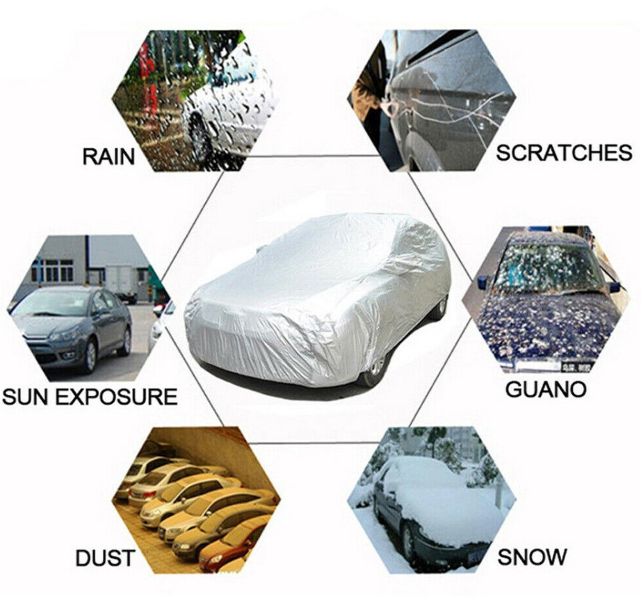 Чехол-тент для легковых автомобилей от снега, дождя,града пыли. (Всесезонный)размер 480*180*170 - фото 2 - id-p103268841
