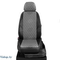 Автомобильные чехлы для сидений Geely Vision FC седан. ЭК-02 т.сер/чёрный-R-gra