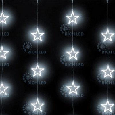 Светодиодный узорный занавес Rich LED Звезды - фото 4 - id-p109111831