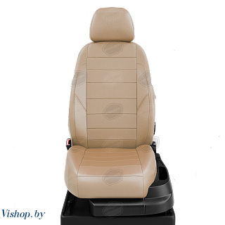 Автомобильные чехлы для сидений KIA Venga хетчбэк. ЭК-26 бежевый/бежевый