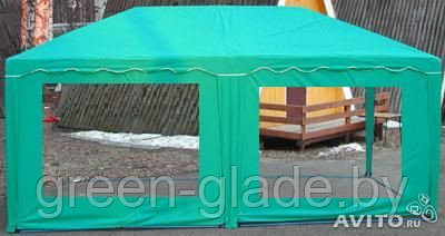 Садовый тент-шатер Беседка "Шатер" 6,0х3,0 без стенок - фото 7 - id-p1822112