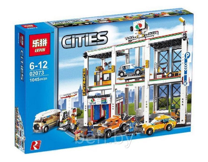 02073 Конструктор Lepin "Гараж", 1045 деталей, аналог Lego City 4207 - фото 10 - id-p109133462
