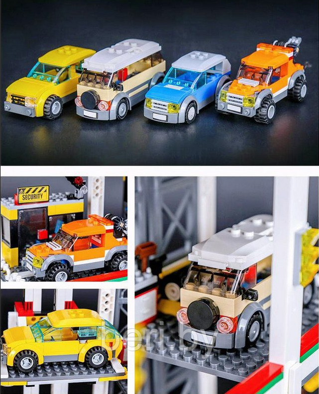 02073 Конструктор Lepin "Гараж", 1045 деталей, аналог Lego City 4207 - фото 8 - id-p109133462
