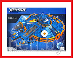 25960 Конструктор Ausini "Космос: Сокол тысячелетия", 1566 деталей, аналог LEGO Star Wars 7965