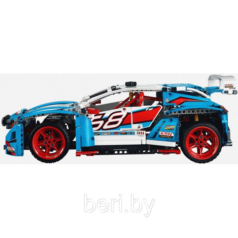 38048 Конструктор Lele "Гоночный автомобиль" 1029 деталей, Technic 2 в 1, Аналог Lego Technic 42077 - фото 4 - id-p109136685