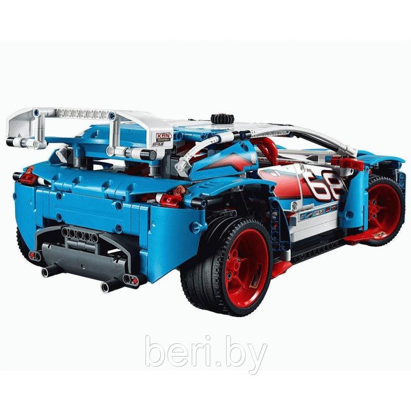 38048 Конструктор Lele "Гоночный автомобиль" 1029 деталей, Technic 2 в 1, Аналог Lego Technic 42077 - фото 3 - id-p109136685