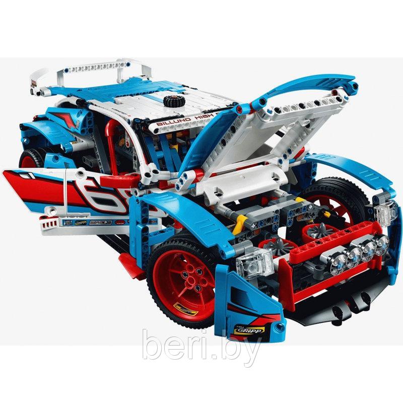 38048 Конструктор Lele "Гоночный автомобиль" 1029 деталей, Technic 2 в 1, Аналог Lego Technic 42077 - фото 5 - id-p109136685