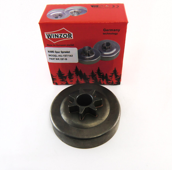 Барабан сцепления бензопилы Husqvarna 137/142 литой (+подшипник)