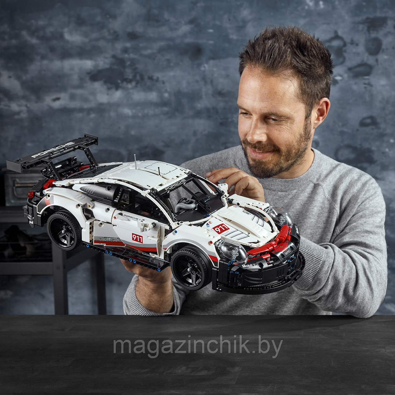 Конструктор Porsche 911 RSR, Bela 11171 / 011, Лего Техник 42096 аналог - фото 7 - id-p109147569