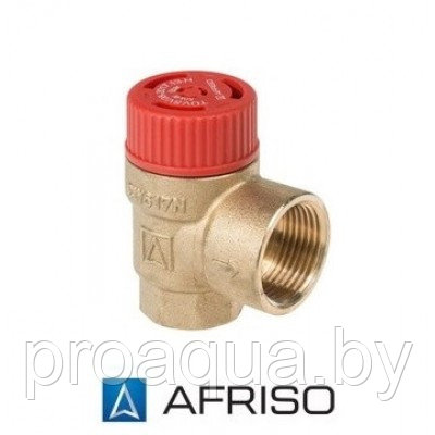 Предохранительный клапан 1/2-3/4 2,5 бар Afriso - фото 1 - id-p109148355
