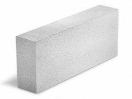 Блок силикатный из ячеистого бетона перегородочный под клей 100х300х600мм 