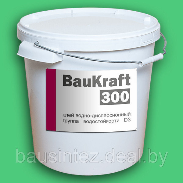 Дисперсия ПВА BauKraft D3 WF (разработан для плохо отапливаемых помещений) ведро 5 кг - фото 1 - id-p109154664