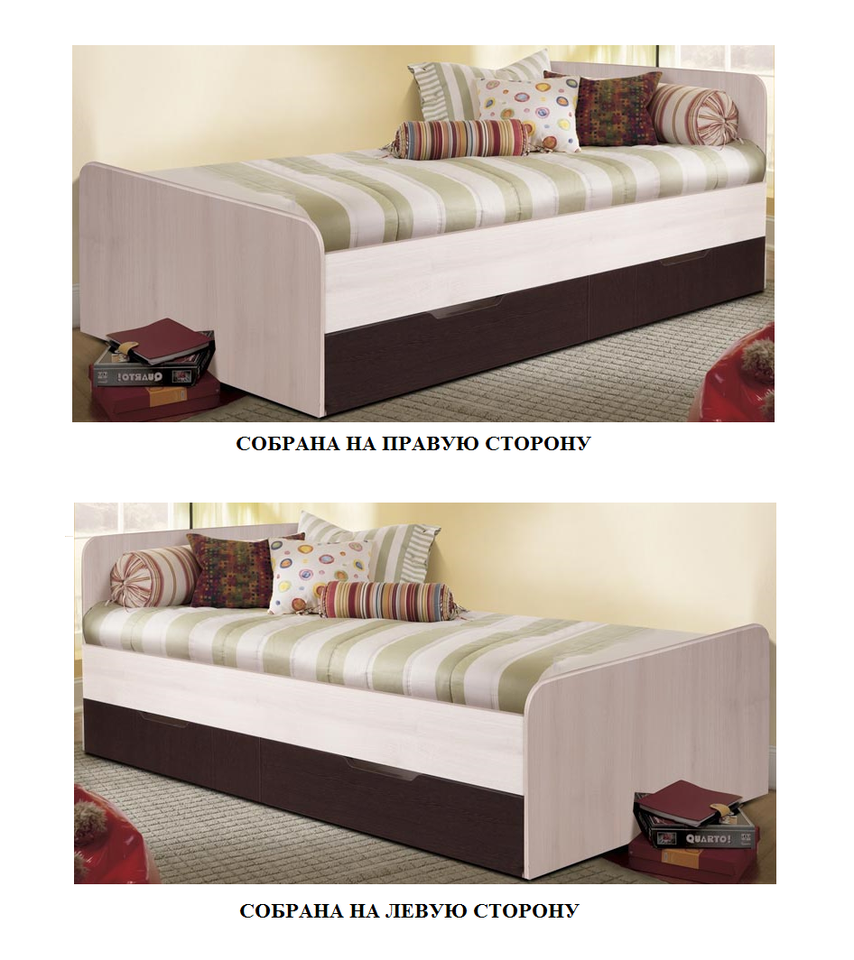 Односпальная кровать Лира 1 фабрика Мебель-класс - фото 3 - id-p101669054