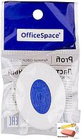Ластик OfficeSpace Profi, овальный, пластиковый держатель, арт.OBGP_10058