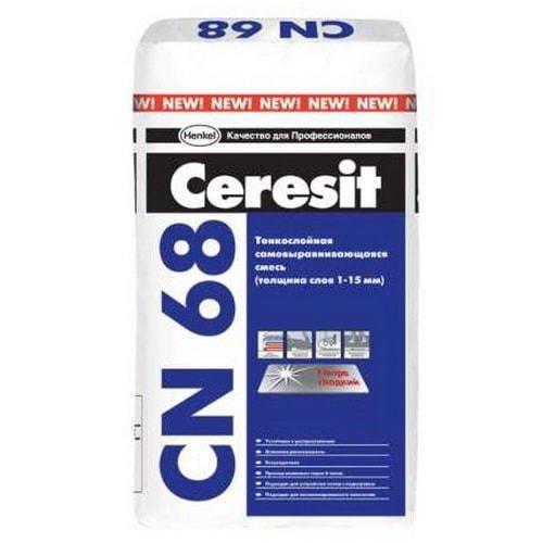 Самонивелир CERESIT CN 68 цементно-гипсовый 25кг РБ - фото 1 - id-p108089522