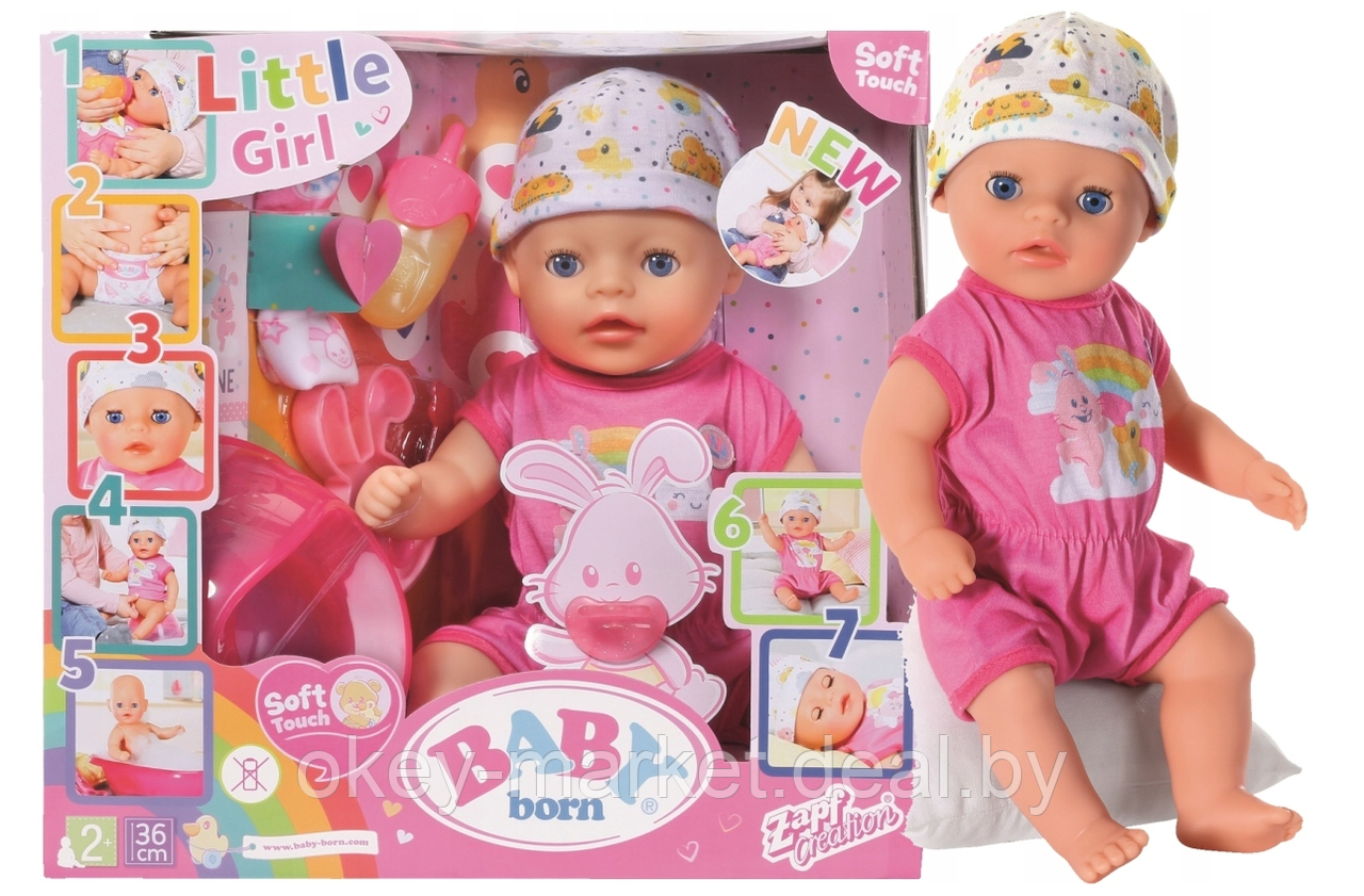 Кукла Zapf Creation Baby Born Нежные объятия 827321 - фото 1 - id-p109166106