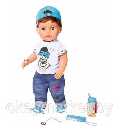 Кукла Zapf Creation Baby Born Стильный Братик 826911 оригинал, фото 2