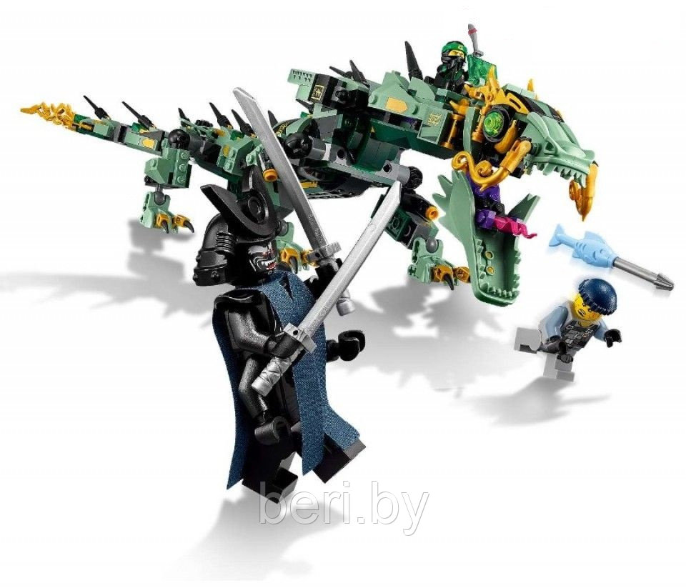 10718 Конструктор Bela Ninja "Механический Дракон Зелёного Ниндзя", аналог Lego Ninjago Movie 70612 - фото 2 - id-p109166858