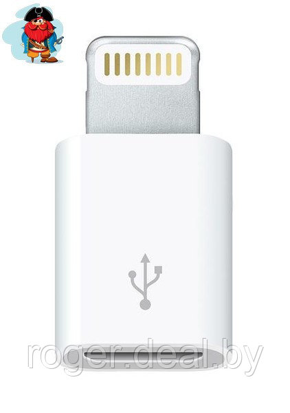 Переходник (адаптер) Micro to Apple Lightning OTG - фото 1 - id-p109167148