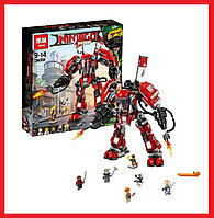 06052 Конструктор Lepin "Огненный робот Кая" Ниндзяго Муви, 1010 деталей, Аналог Lego Ninjago Movie 70615