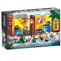 11012 Конструктор Bela "Новогодний календарь City", аналог Lego City 60201, 342 деталей