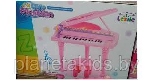 Детское пианино на ножках, со стульчиком, микрофоном и USB,арт. 3205A - фото 2 - id-p109098712