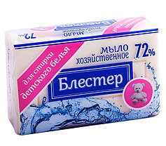 Хозяйственное мыло белое 72% 140г . Беларусь, фото 2