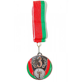 Медаль  6.5см с ленточкой , арт.5201-7-B (3 место)