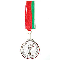 Медаль 6.5 см с ленточкой арт. HJ-6.5-S (2 место)