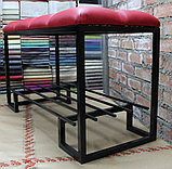 Банкетка с полками для обуви в стиле ЛОФТ VG002, фото 4