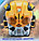 Детский игровой набор трансформер 2 в 1 "Звездный завоеватель" (бластер, пули, маска-шлем) свет ЕL80173R, фото 5