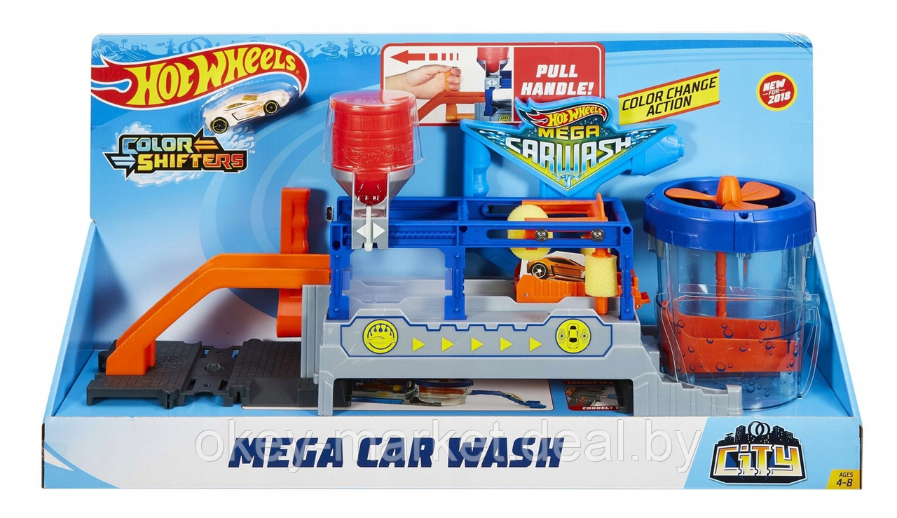 Игровой набор Hot Wheels Сити Мега-автомойка FTB66 - фото 6 - id-p109243997