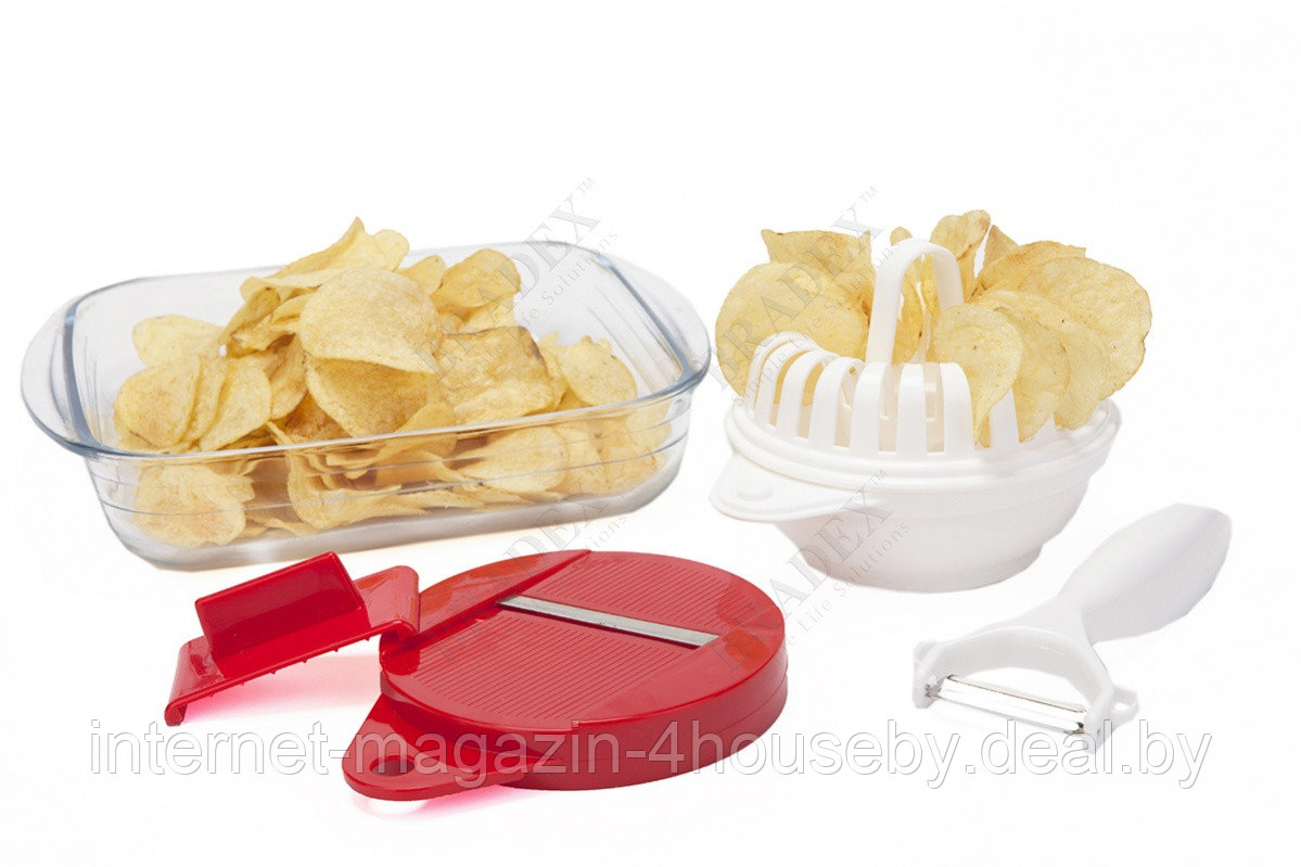Набор для приготовления чипсов в микроволновой печи «ХРУСТИК» - фото 1 - id-p6107342