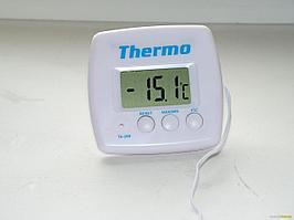 Термометр электронный 2 режима, с уличным датчиком