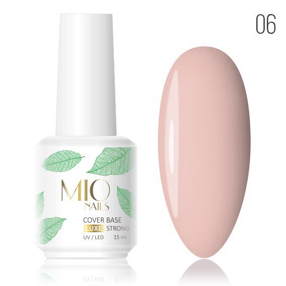 Жесткая база Cover Strong LUXE МIO Nails тон 6, 15 мл