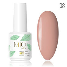 Жесткая база  Cover Strong LUXE МIO Nails тон 8, 15 мл