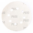 Круг абразивный на ворсовой подложке под "липучку", перфорированный, P 600, 125 мм, 5 шт Matrix, фото 2
