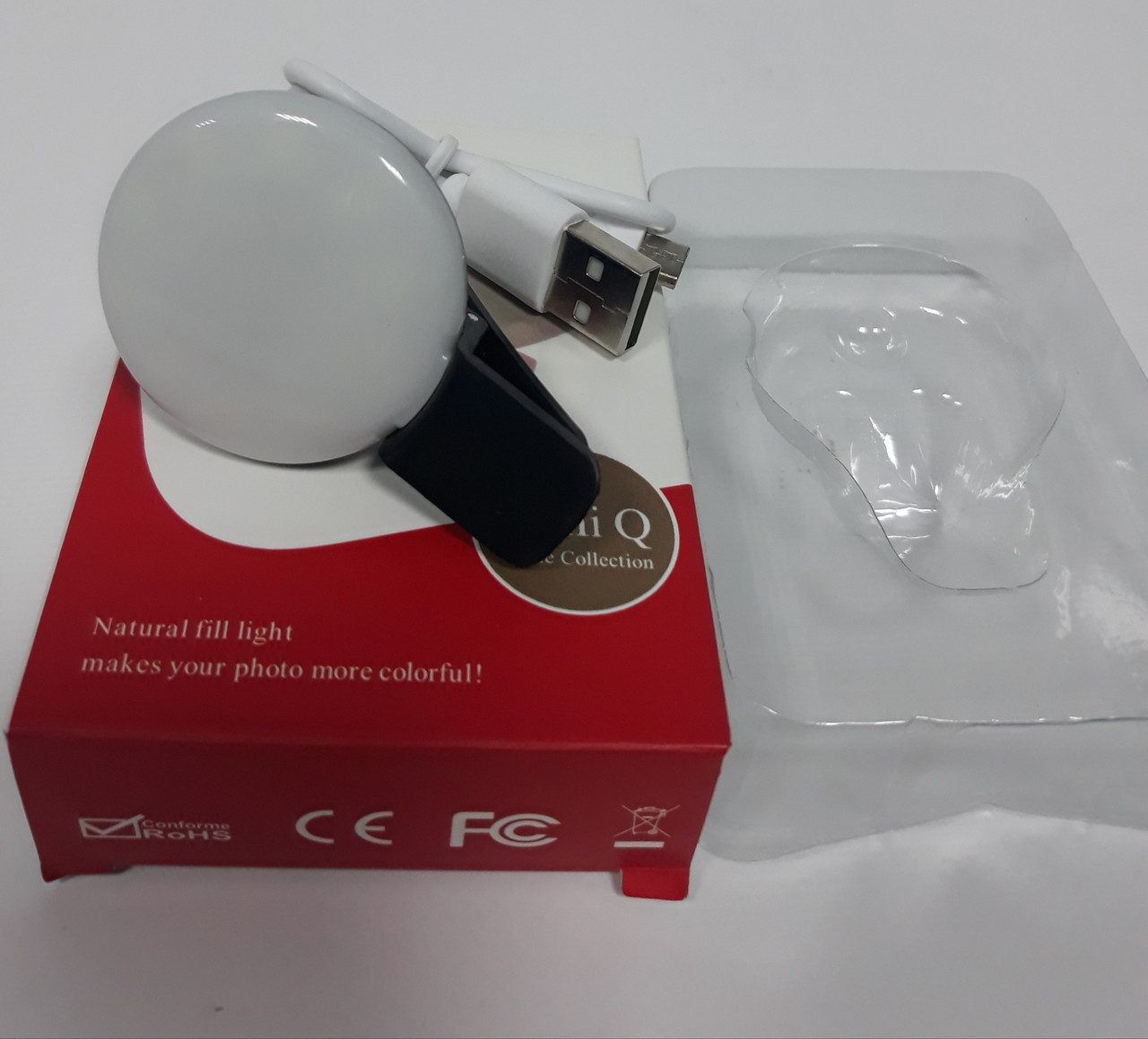Кольцевая лампа подсветка для селфи mini Q - фото 7 - id-p109283808