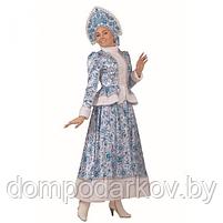 Карнавальный костюм «Снегурочка», размер 44-48, рост 165-176 см, фото 3