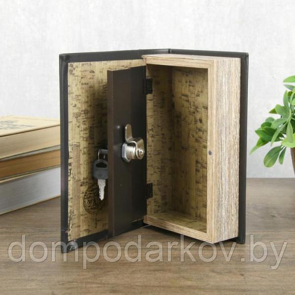 Сейф шкатулка книга "Джон Рокфеллер" 21х13х5 см - фото 3 - id-p109286517