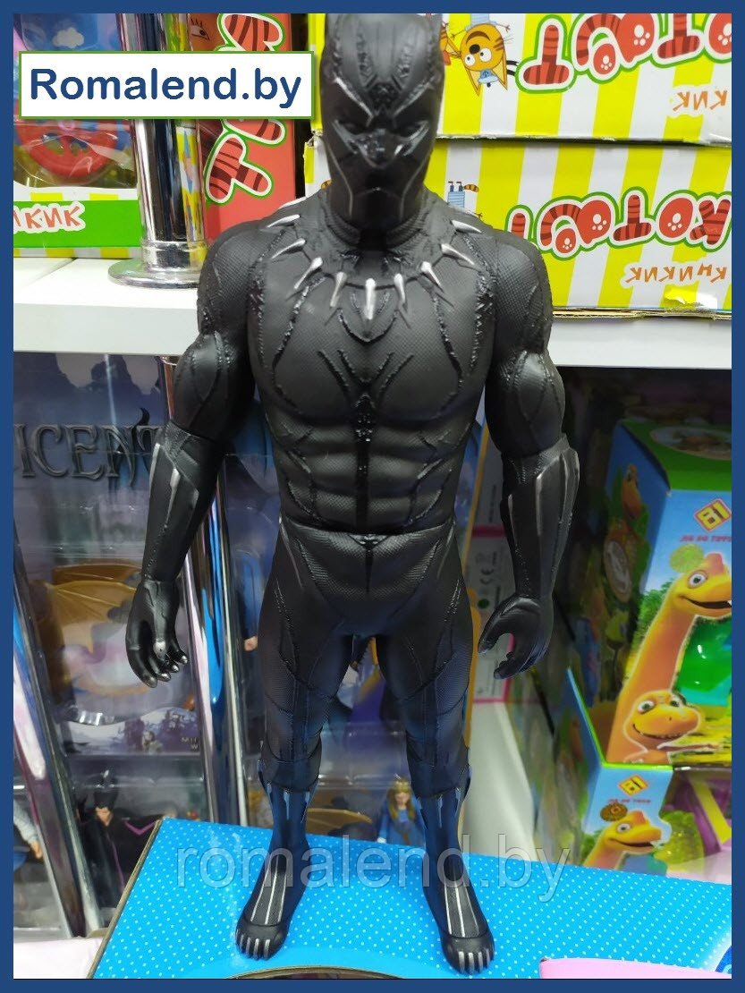 Игрушка Marvel супер-герой Titan Hero Tech Черная пантера 32 см - фото 1 - id-p109289966