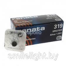 Батарейка часовая Renata Silver Oxide 319, блистер 1