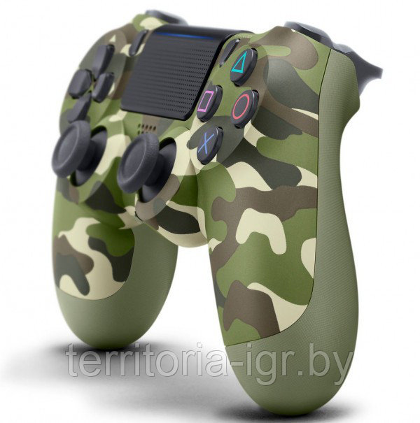 Геймпад Sony DualShock 4 Wireless Cont Green Cammo для (PS4/PS5) (камуфляжный)[CUH-ZCT2E] v2 Оригинал - фото 2 - id-p109296025