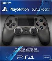 Геймпад Sony PS4 беспроводной DualShock 4 V2 Wireless Steel Black Оригинал