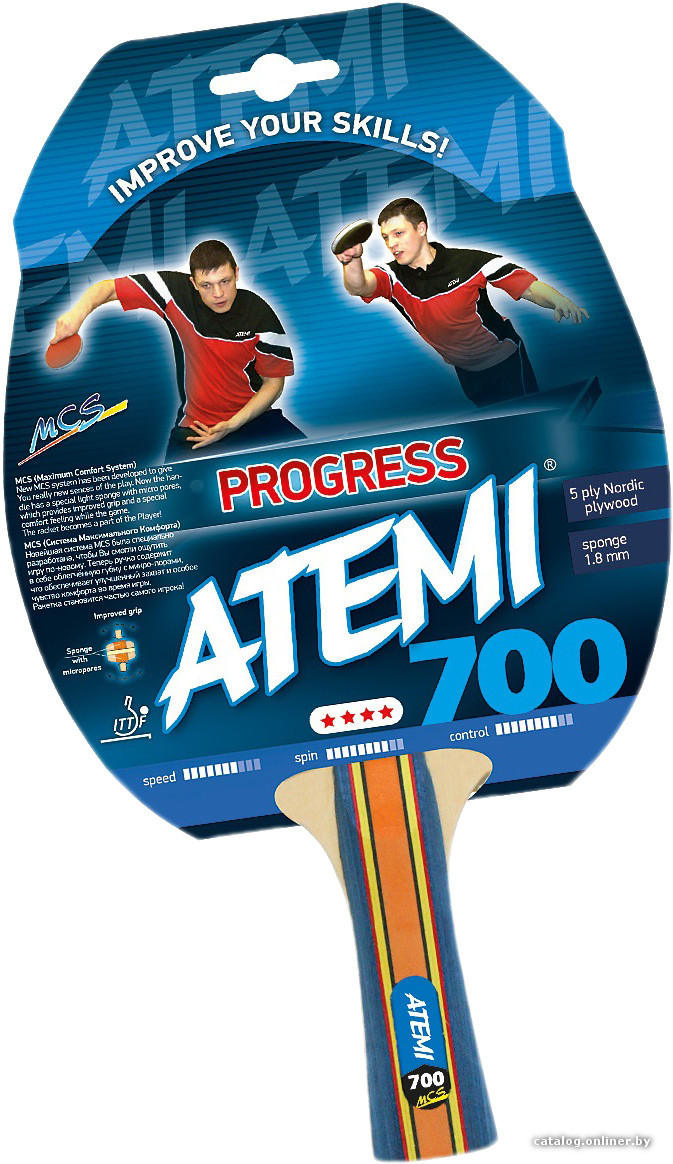 Ракетки для настольного тенниса ATEMI Ракетка ATEMI 700 - фото 1 - id-p11572769